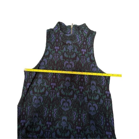 Free People Amelia Knit Dress Blue Green Combo Size L - Picture 6 of 11